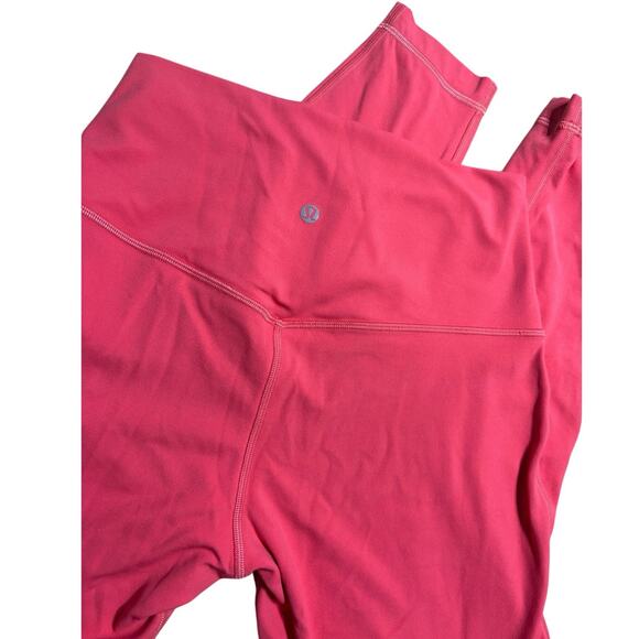 Lululemon Align High-Rise Workout Gym Yoga Leggings Size 8 (Hot Pink) - Picture 4 of 6